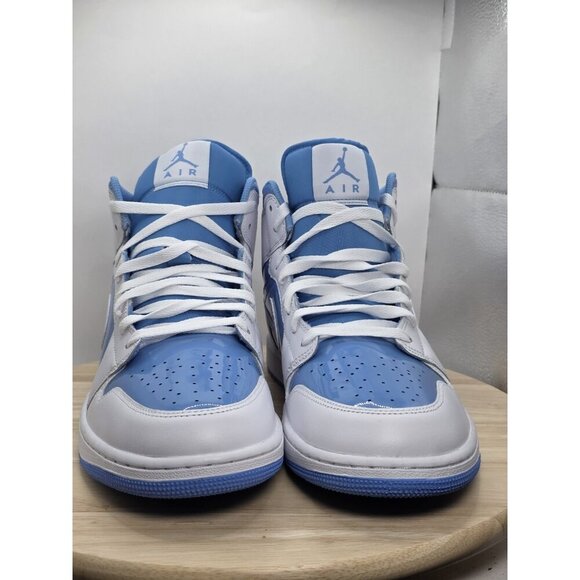 Size 13 - Nike Air Jordan 1 Mid SE White Legend Blue Basketball FZ2142-114  Wbox - Picture 2 of 12